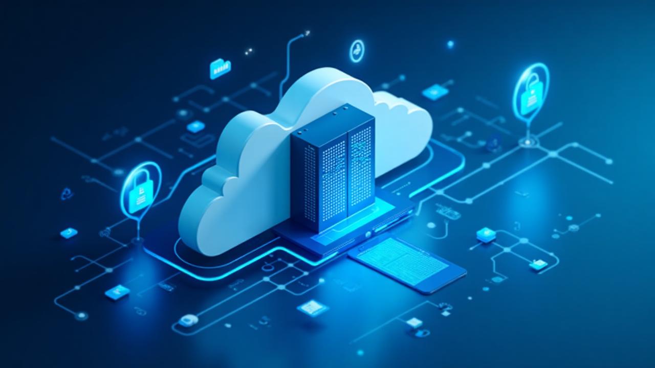 Cloud backup illustration